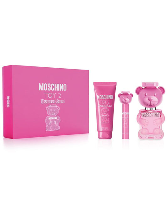 MOSCHINO TOY 2 BUBBLE GUM 3PC SET, WOMEN'S GIFT SET, EDP