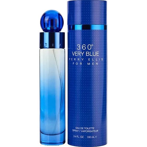 360 PERRY ELLIS VERY BLUE 3.4OZ, MEN'S PERFUME, EDT