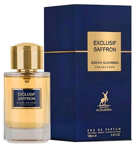 AL HAMBRA EXCLUSIF SAFFRON 3.4OZ, MEN'S PERFUME, EDP