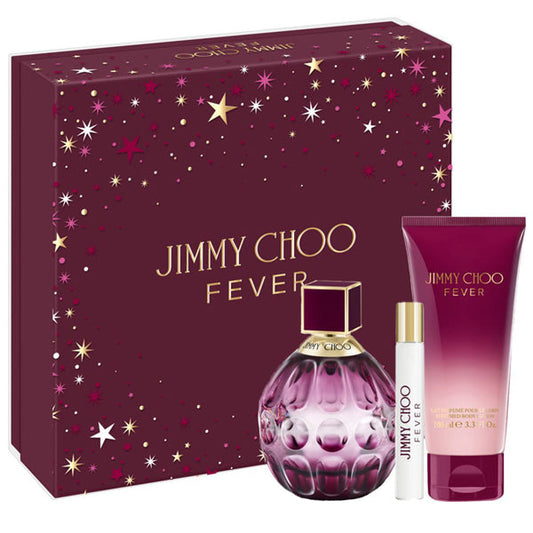 JIMMY CHOO FEVER 3PC SET, WOMEN'S GIFT SET, EDP