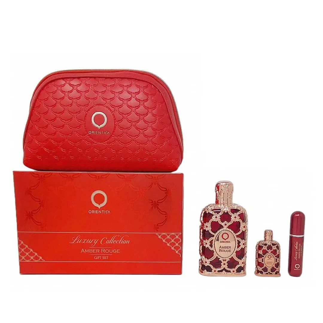 ORIENTICA AMBER ROUGE 4PC SET, WOMEN'S PERFUME